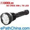 Super Bright 9X CREE XM-L T6 LED 11000Lm LED Flashlight Torch thumbnail-1