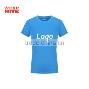 Dry Fit 100% Polyester Short Sleeve Blank T Shirts For Women thumbnail-4