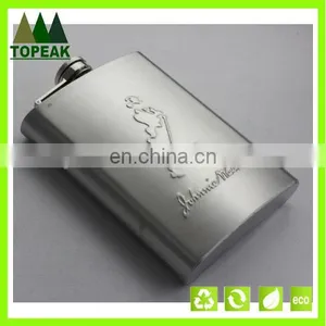 8 oz Men's Stainless Steel Hip Flask Wine Pot Flagon Outdoor Travel Drink Wine Bottle Hip Flask thumbnail-1