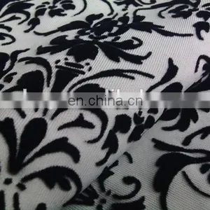 Winfar Textile New Product Soft Knit Polyester Stretchy DTY Scuba Print Flock Fabric thumbnail-5