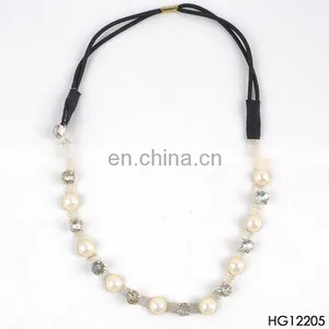 2014 Trend Pearl Crystal Headbands Bridal Hair Accessories thumbnail-1