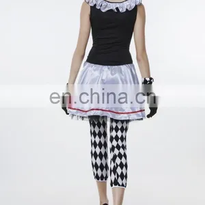 Women Sexy Adult Clown Costume thumbnail-4