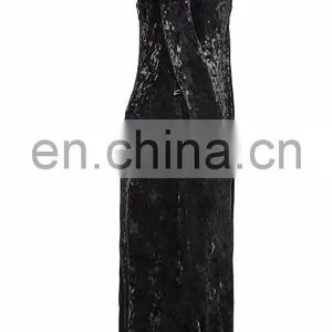 Gothic Punk Rave Black Longsleeve Velvet Dress-jacket Y-735 thumbnail-2