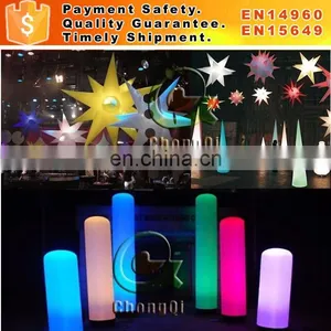 Inflatable Light Column Party Decoration Inflatable Cone With Led Light Inflatable Lighting Tower thumbnail-1