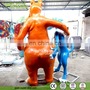 Playground Cute Cartoon Decoration Fiberglass Sculpture thumbnail-4