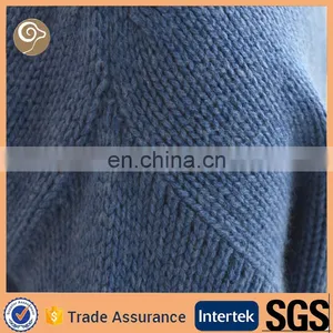 O Neck Knitted Wholesale Long Sleeve Cashmere Sweater Women thumbnail-5