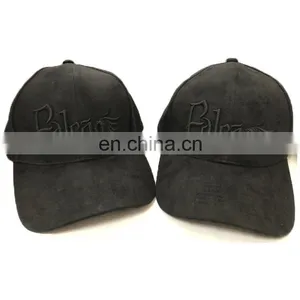 Wholesale Hot Selling 3D Embroidery Custom Promotional Suede Baseball Cap thumbnail-4