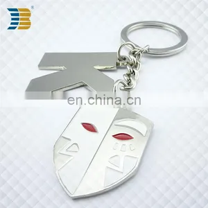 High Quality Custom Metal Keychain With Letter and Badge thumbnail-1