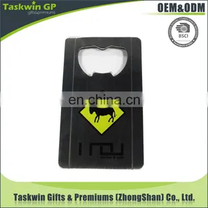 High Qaulity but Cheap Price Bottle Opener Promotional Beer Bottle Opener With Black Laser Engraved Logo thumbnail-2