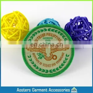 Die-cut Nice Small Shape Woven Patch for Kids Personal Woven Badge for Cloth Customized Woven Patch thumbnail-3