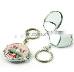 Min Decorative Pocket Mirror / Keychain Pocket Mirror for Promotional, Decoration Gift thumbnail-3