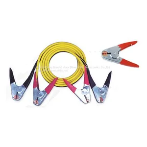 4Guage 12Feet Yellow Auto Car Battery Booster Car Emergency Kit Jump Leads Booster Cable thumbnail-1