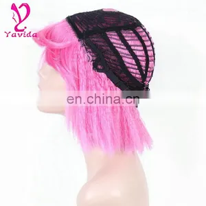 Wholesale Highlights Color Afro Kinky Curly Synthetic Hair Wig thumbnail-5