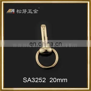 Zinc Alloy Fixed Eye Snap Hook Spring Snap Rigging Hardware Dog Collar Strap Hooks thumbnail-3