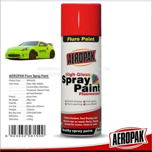 AEROPAK 400ML Fluorescent Acrylic Spray Paint thumbnail-1