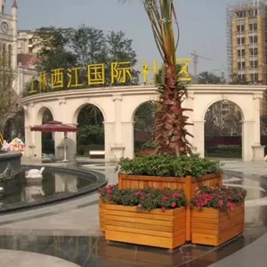 Durable Wood Plastic Board Large Custom Outdoor Flower Boxes thumbnail-1