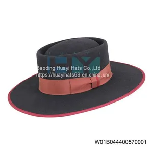 WOOL FELT HATS, Wool Felt Boater Hat Supplier, Wool Felt Bowler Hat For Women, Wool Felt Bowler Hat Manufacturers thumbnail-1