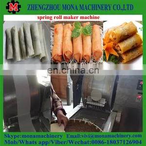 Automatic Dumpling Skin Machine / Spring Roll Wrapper Making Machine With High Quality thumbnail-2