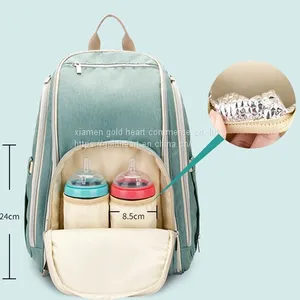 Waterproof Travel Mom Back Pack Eco-Friendly Material Baby Changing Bag Backpack Mummy Diaper Bag thumbnail-2