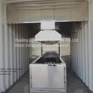 Movable Cremate Machine Crematorium Incinerator Mobile Crematory on Truck Lorry Truck Crematorium Machine Cremation Machine thumbnail-5