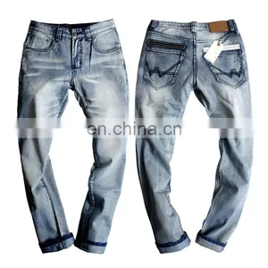 DiZNEW Wholesale Men Pencil Ripped Cotton Slim Stretch New Skinny Denim Jeans thumbnail-5