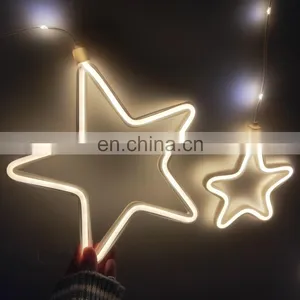 Led String Star Night Decor Neon Light Wall Lights Indoor for Christmas Decoration Wedding Decorative Holiday Lighting thumbnail-2