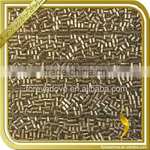 Custom Made Hot Fix Beaded Crystal Mesh for Shoe Decoration FRM-179 thumbnail-1