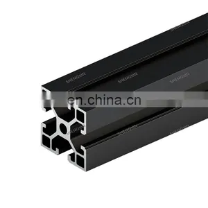 Shengxin Black Anodized 4040 Industrial Aluminium Profiles Frame Material, 40x40 T-slot Extruded Aluminum Profile thumbnail-1