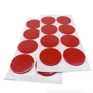 Good Quality Factory Directly 3 m Double Side Round Sticker Die Cut Adhesive Tape thumbnail-2