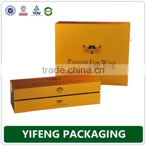 Luxury Black Paper Cardboard Wine Bottle Gift Box With Handle thumbnail-4