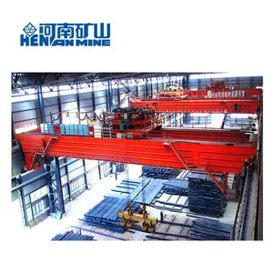 QL 5+5t 10+10t Double Beam Magnetic Overhead Crane With Lifting Beam for Steel Plate thumbnail-4
