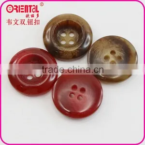Fancy 4 Holes Plastic Resin Button for Casual Suit thumbnail-1