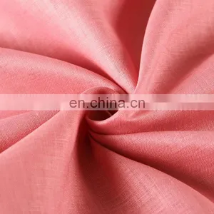 in Stock Plain Dyed Woven Fabric Shirt Trousers Clothing Pure Linen Fabric thumbnail-2