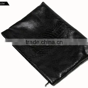 Fashion Genuine Cow Leather Python Pattern Lady Clutch Bag Purse for Men thumbnail-4