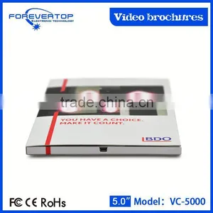 New Arrived 5 Inch Hot Sell Video Brochure Lcd Screen thumbnail-1