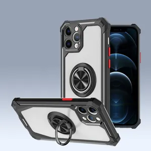 Pu Leather 11 Mobile Phone Bags Cases U Shield Ring Universal Fine Hole Sublimation Cell Case For Iphone For Huawei For Samsung thumbnail-1