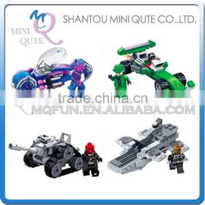 Mini Qute Senye 4pcs/set Marvel Avenger Super Hero Batman Chariot Building Block Action Figures Educational Toy NO.SY 209 thumbnail-1