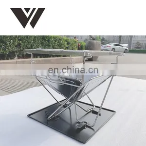 Folding BBQ Coal Grill Portable Bbq Grill Outdoor BBQ Grill Charcoal thumbnail-5