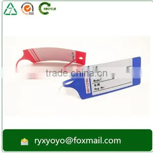 Colorful Luggage Tag/self-locking Plastic Tag/pp Car Key Tag thumbnail-1