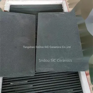 ReSiC Plates, Re-SiC Kiln Shelf, Recrystallized Silicon Carbide Slabs, RSiC Setter Plates thumbnail-1