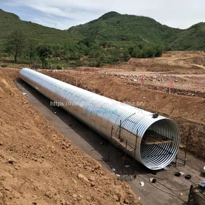 Bridge Culvert Hot Dip Galvanized Steel Pipe Large Diameter thumbnail-1