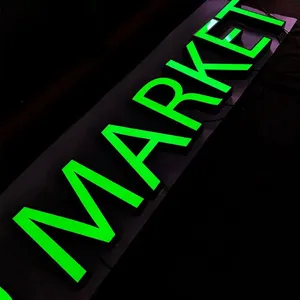 Led Logo Sign Custom Business Signs 3D LED Signage Advertising Acrylic Letters thumbnail-1