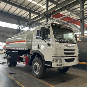 Factory Lower Price Faw Fuel Oil Water Transportation Tanker Truck With Dispenser thumbnail-1