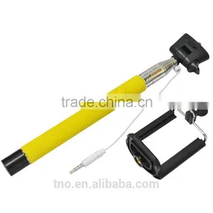 2015 New Product Monopod Selfie Stick With Cable for Mobile Phone thumbnail-3