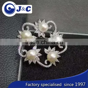 Real Pearl Brooch,natural Brooch,pearl Decoration Use for Coat thumbnail-6