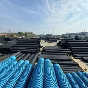 Hexagonal Corrugated Pipe Reinforced Drainage Power Protection Pipe Hexagonal Composite Structure Wall Pipe thumbnail-1