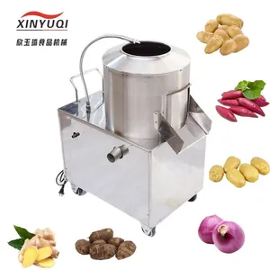 Automatic Potato Peeler Machine; Small Commercial Potato Skin Remover; Ginger Peeler and Washer; Sweet Potato Skin Remover; Olive Pe thumbnail-1