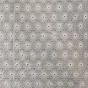 XE265 White Cotton Voile Schiffli Embroidered Fabric For Garments Design Home Decoration thumbnail-2