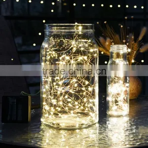 LED Solar Powered Starry String Light Copper Wire Lights Lighting thumbnail-2