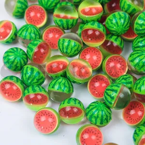 Factory Wholesale Various Design 20mm 27mm 32mm 35mm 38mm 45mm 49mm 56mm 60mm Fruit Bouncy Toy Rubber Balls thumbnail-1